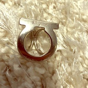 Salvatore Ferragamo scarf ring